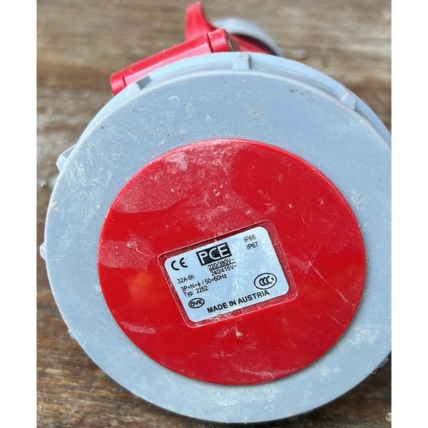工業防水插座MJF/PCE 220V 32A IP67 (5針)